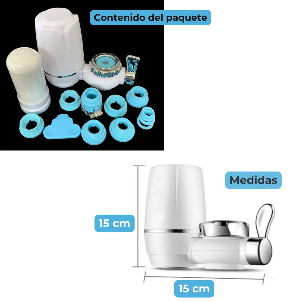Filtro de agua para grifo Purewater – Agua pura al instante, sin impurezas