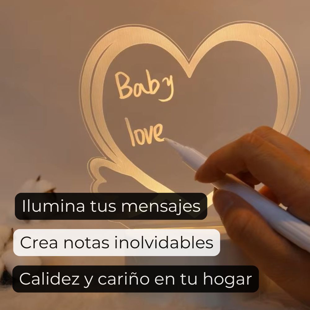 Lámpara Amor Led de Mensajes GlowLove