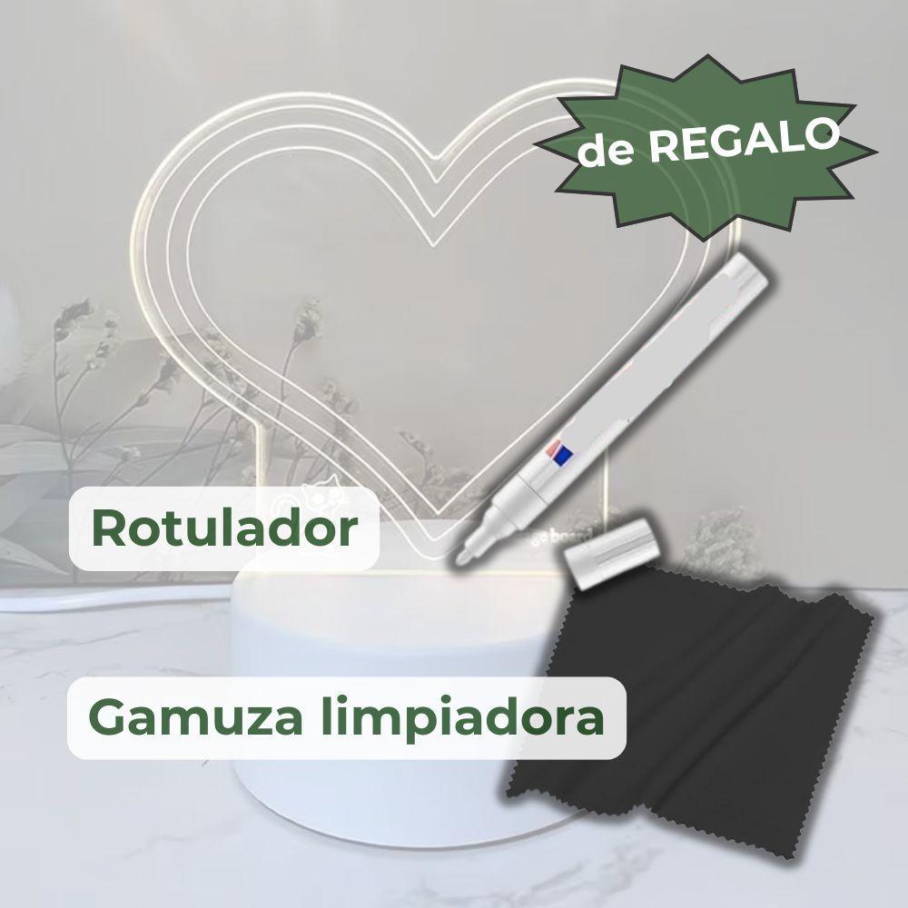 Lámpara Amor Led de Mensajes GlowLove