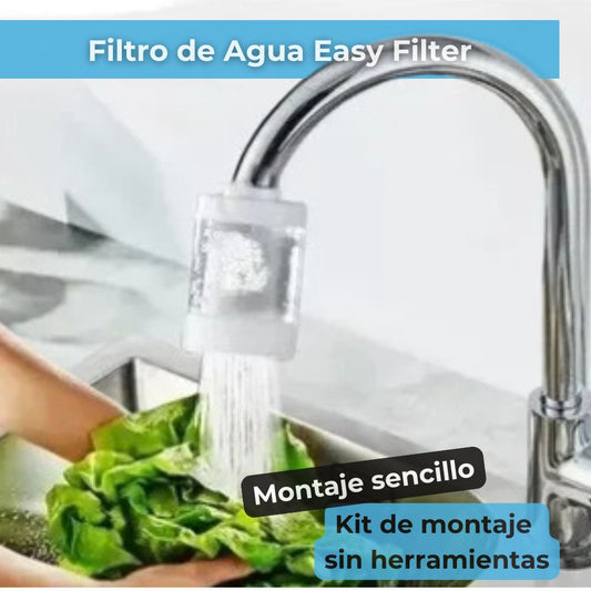 Filtro purificador de agua Easy Filter-  Agua Pura y Saludable en Tu Hogar.