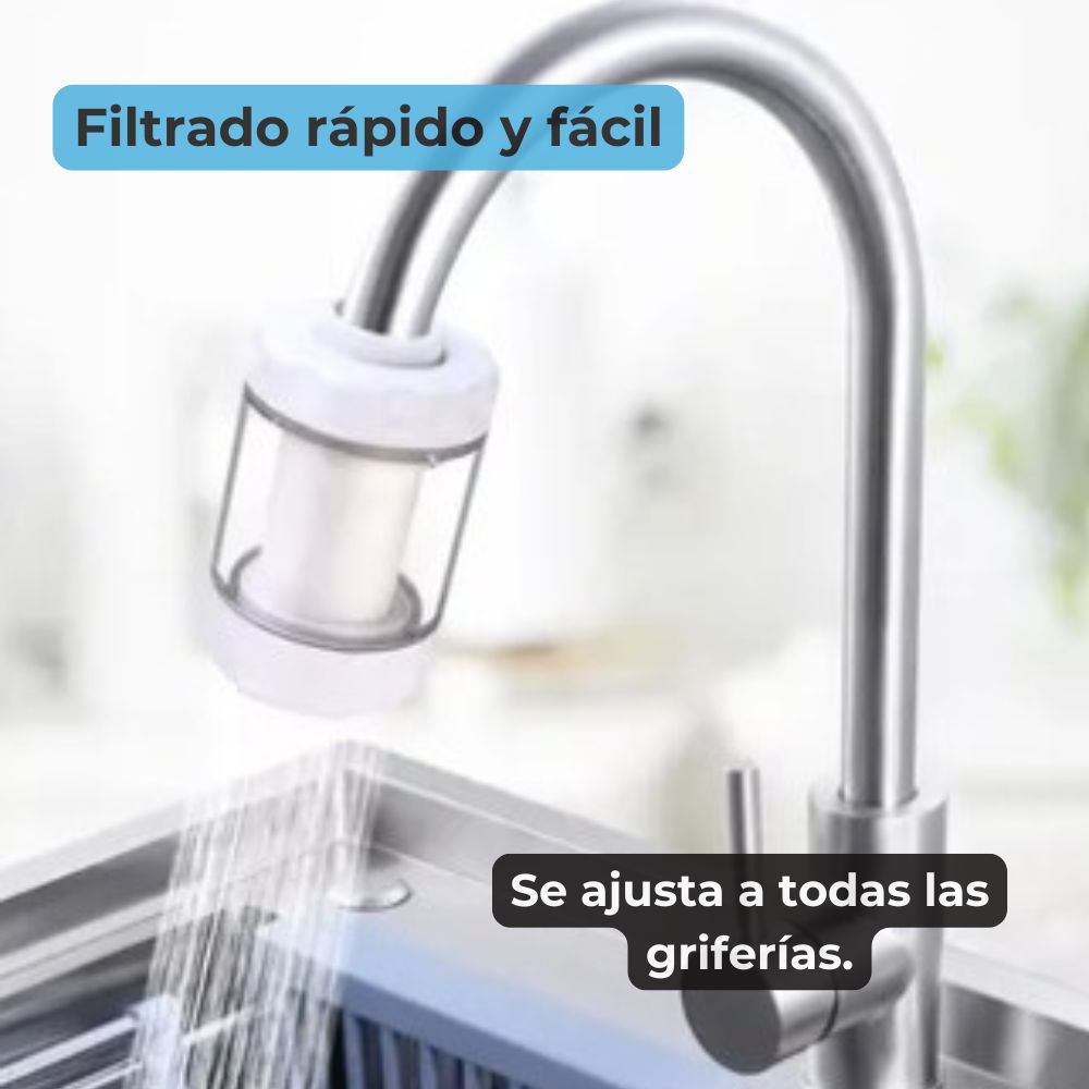 Filtro purificador de agua Easy Filter-  Agua Pura y Saludable en Tu Hogar.