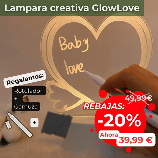 Lámpara Amor Led de Mensajes GlowLove